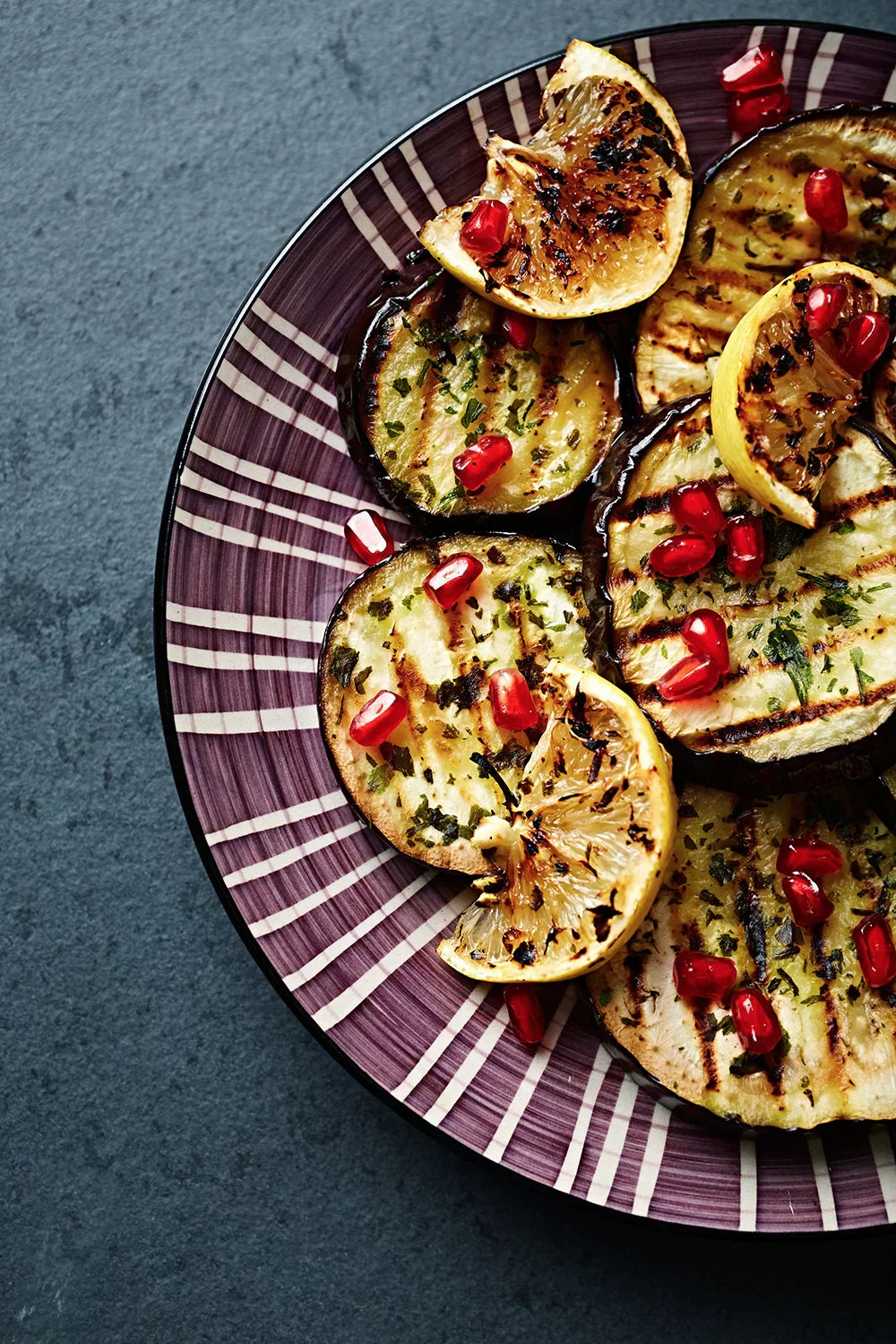 Aubergines marinées