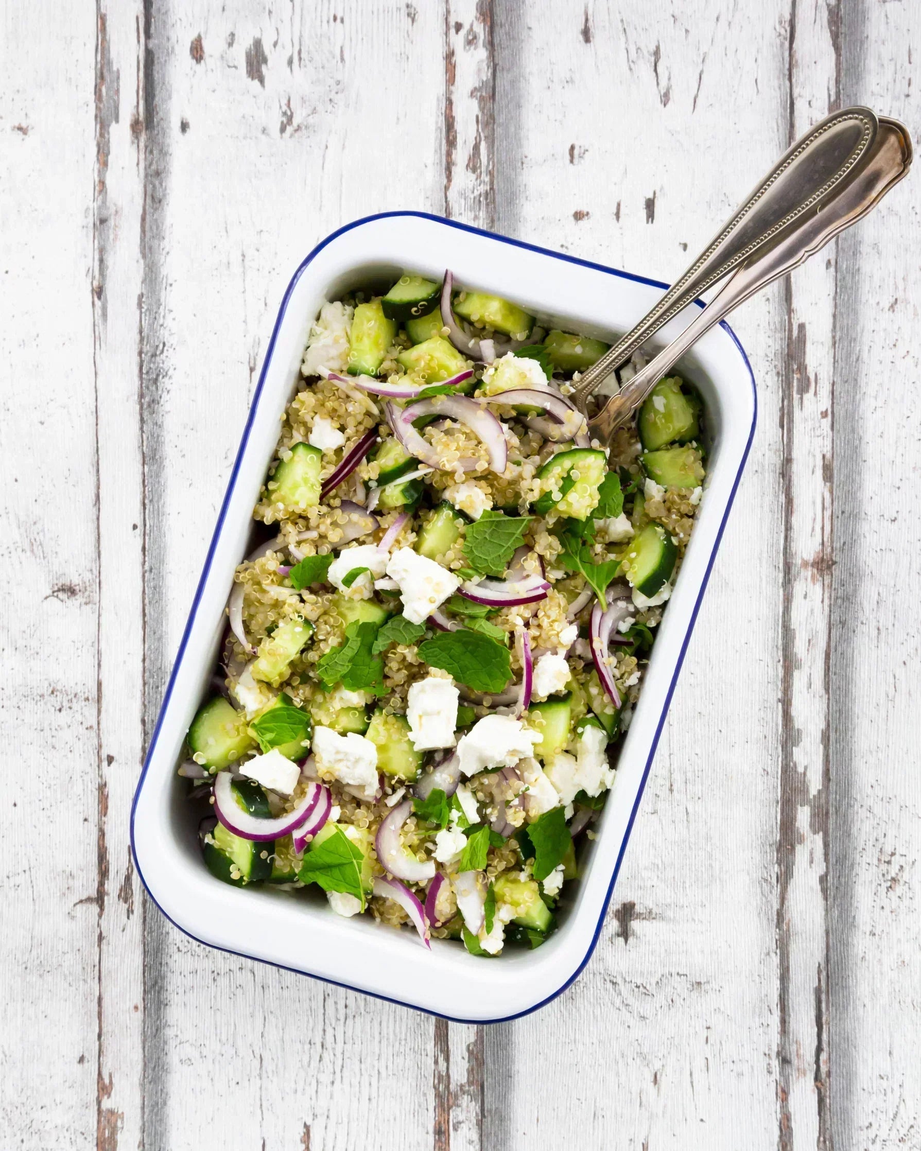Taboulé de quinoa, concombre, menthe, feta Image