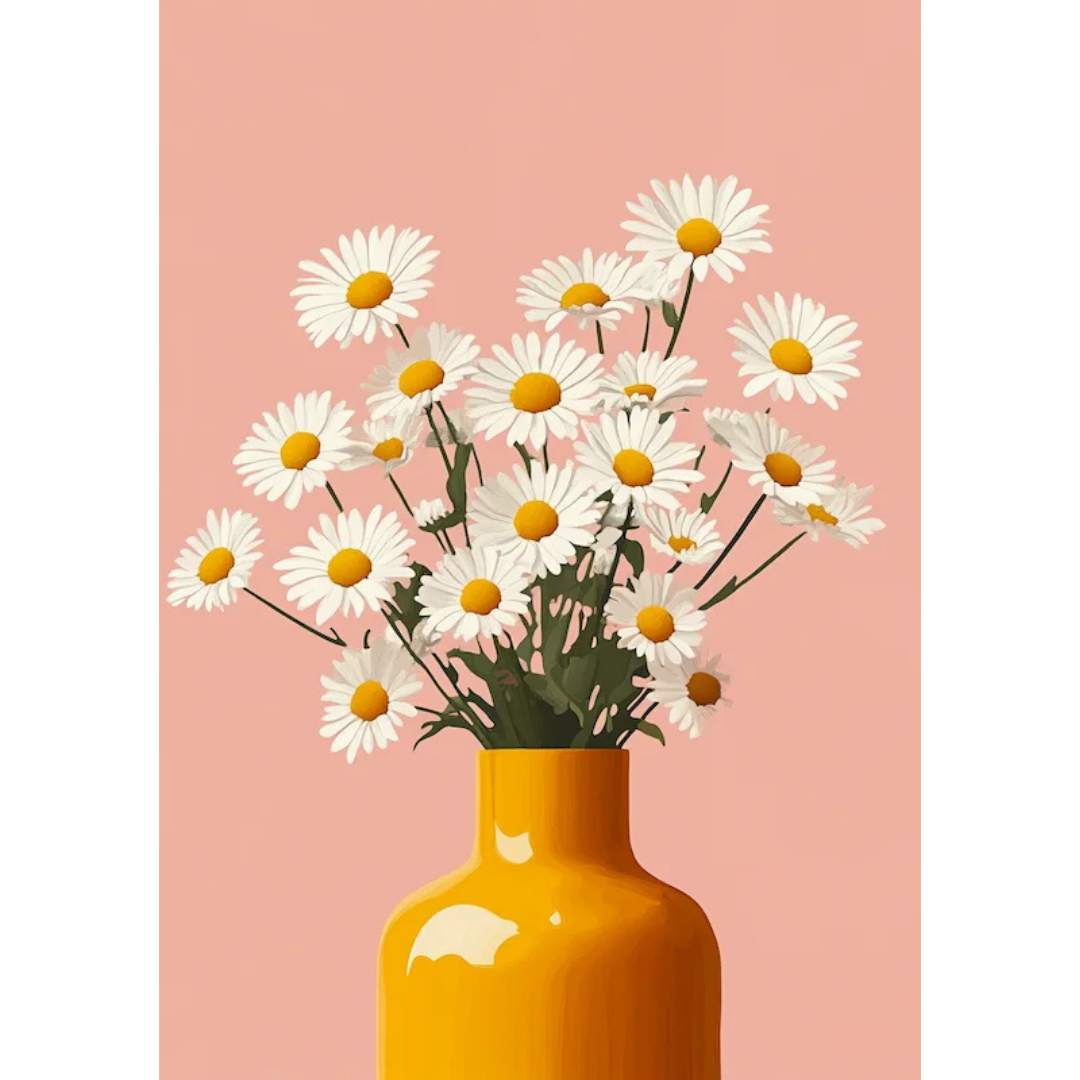 Marguerites - Kit de peinture par numéros