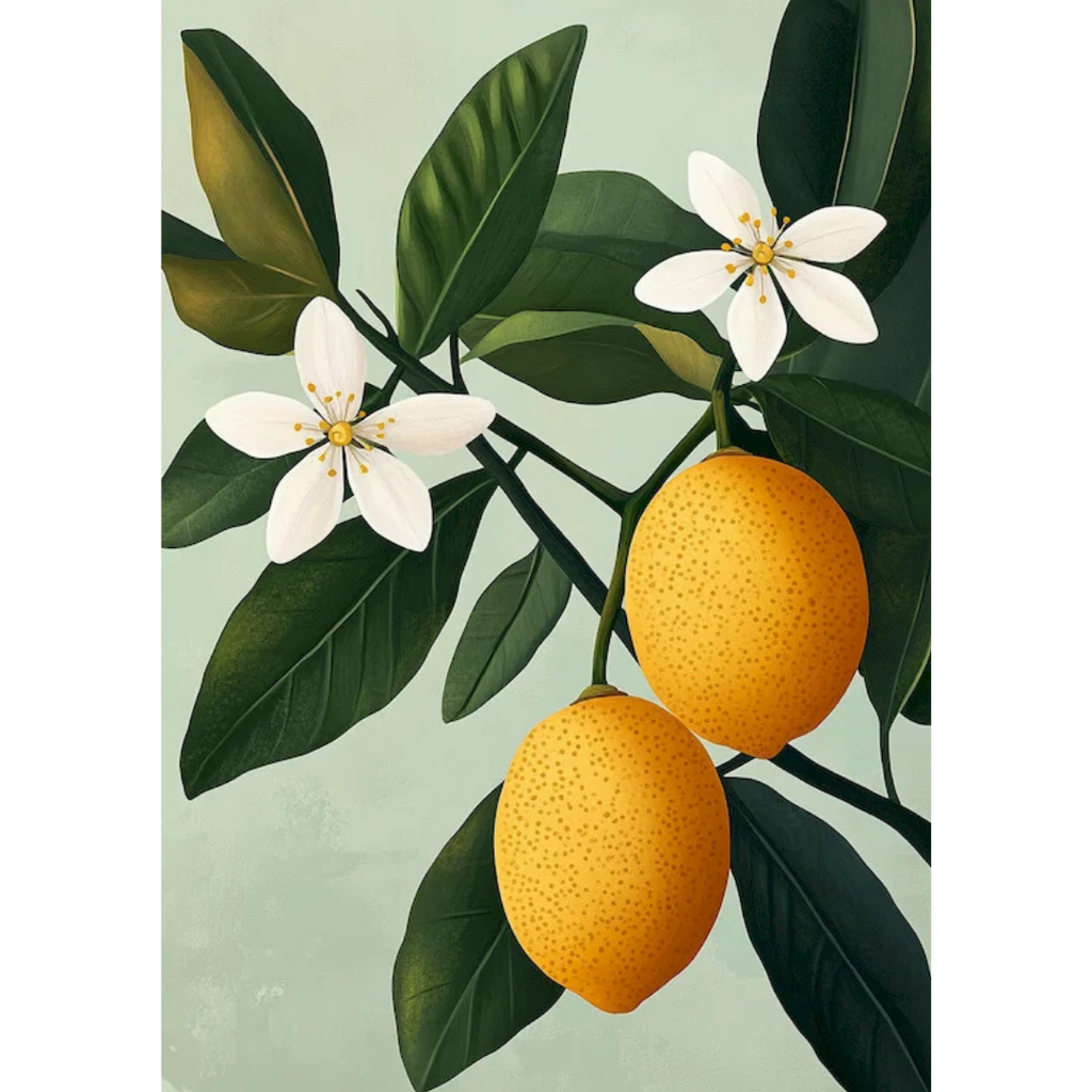 Citronnier - Kit de peinture par numéros