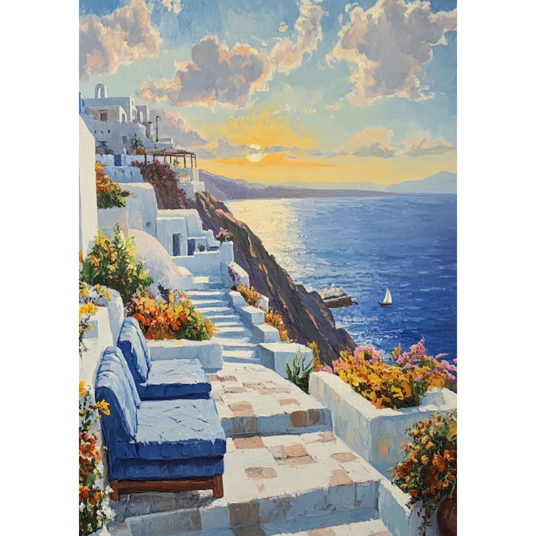 Mykonos - Kit de peinture par numéros