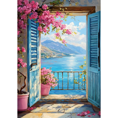 Santorin - Kit de peinture par numéros