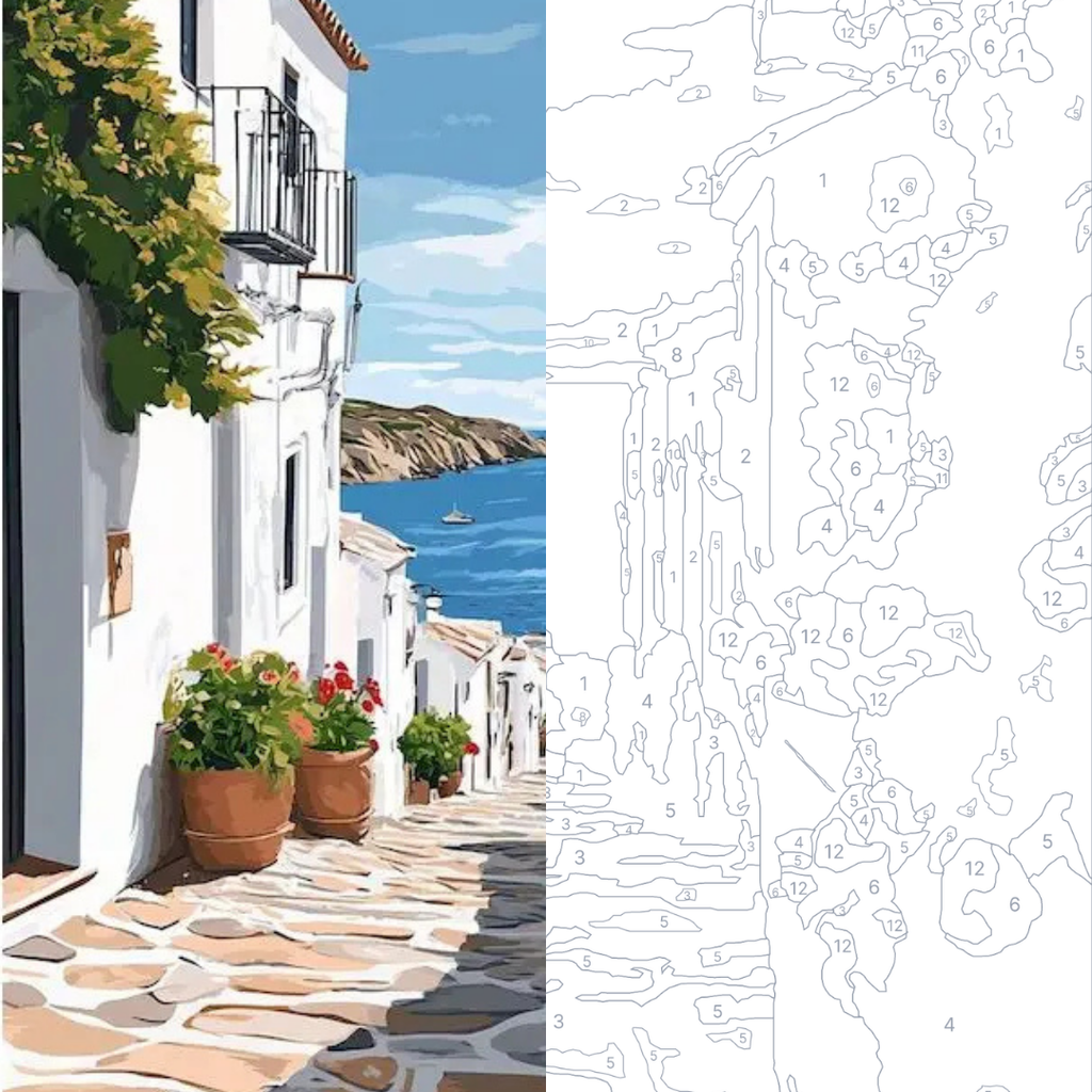 Milos - Kit de peinture par numéros