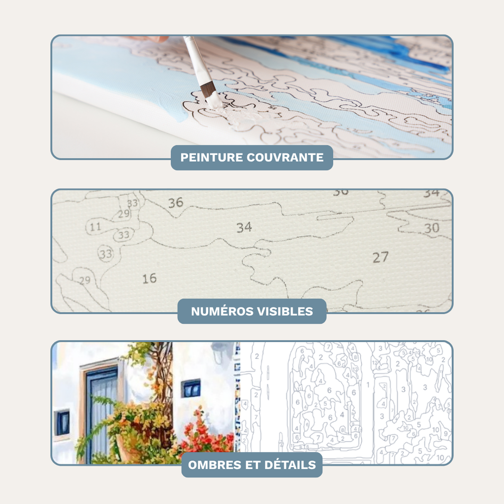 Naxos - Kit de peinture par numéros