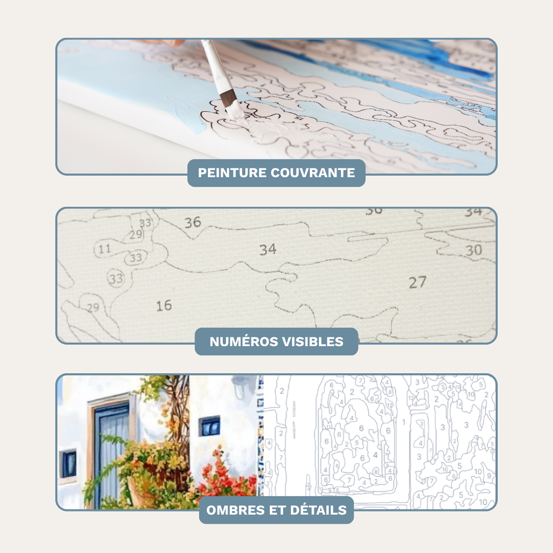 Naxos - Kit de peinture par numéros