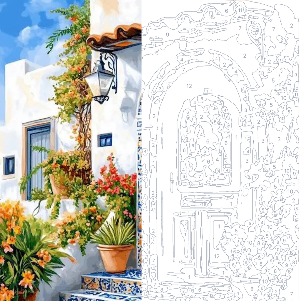 Naxos - Kit de peinture par numéros