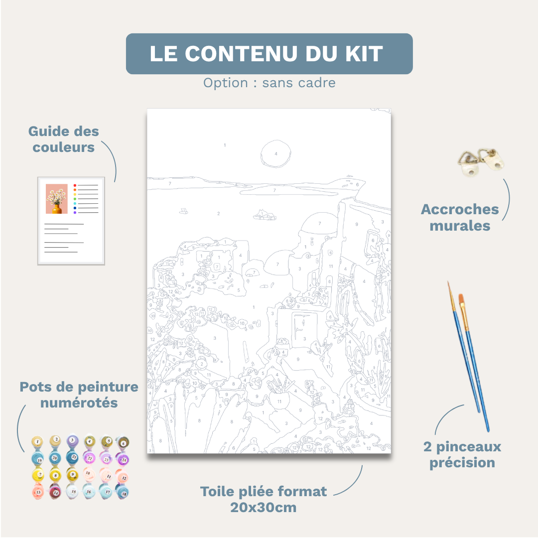 Golden Hour - Kit de peinture par numéros