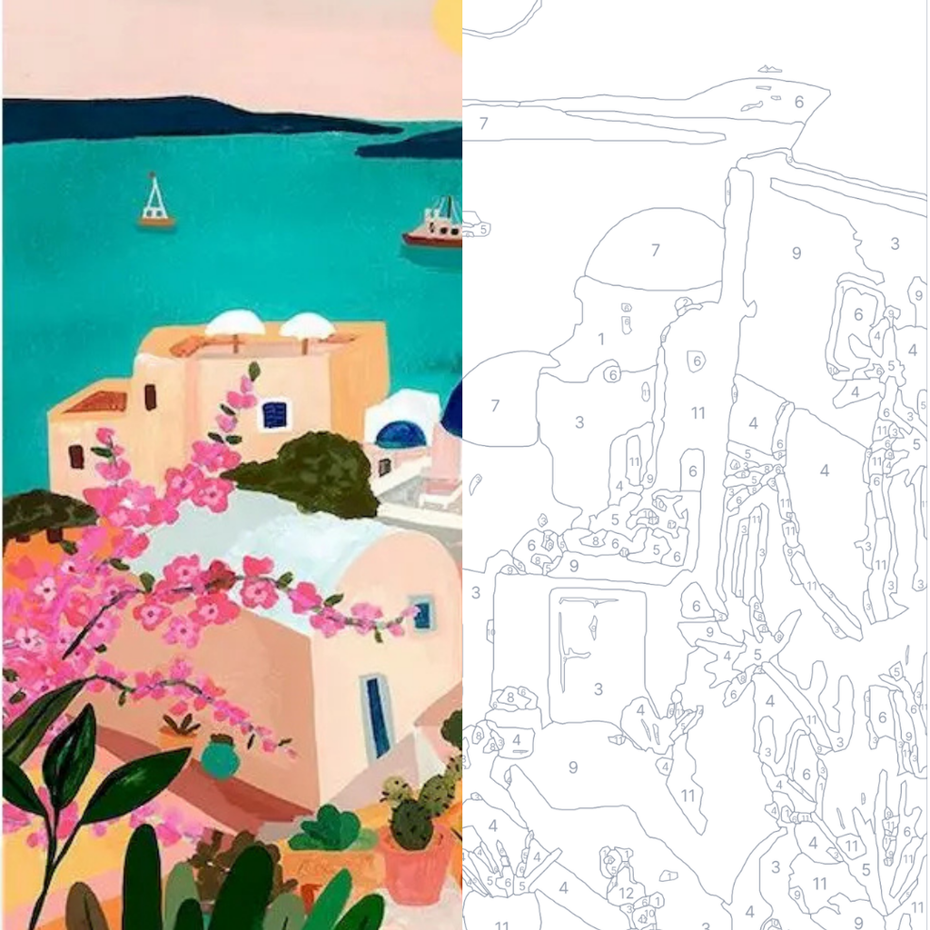 Golden Hour - Kit de peinture par numéros