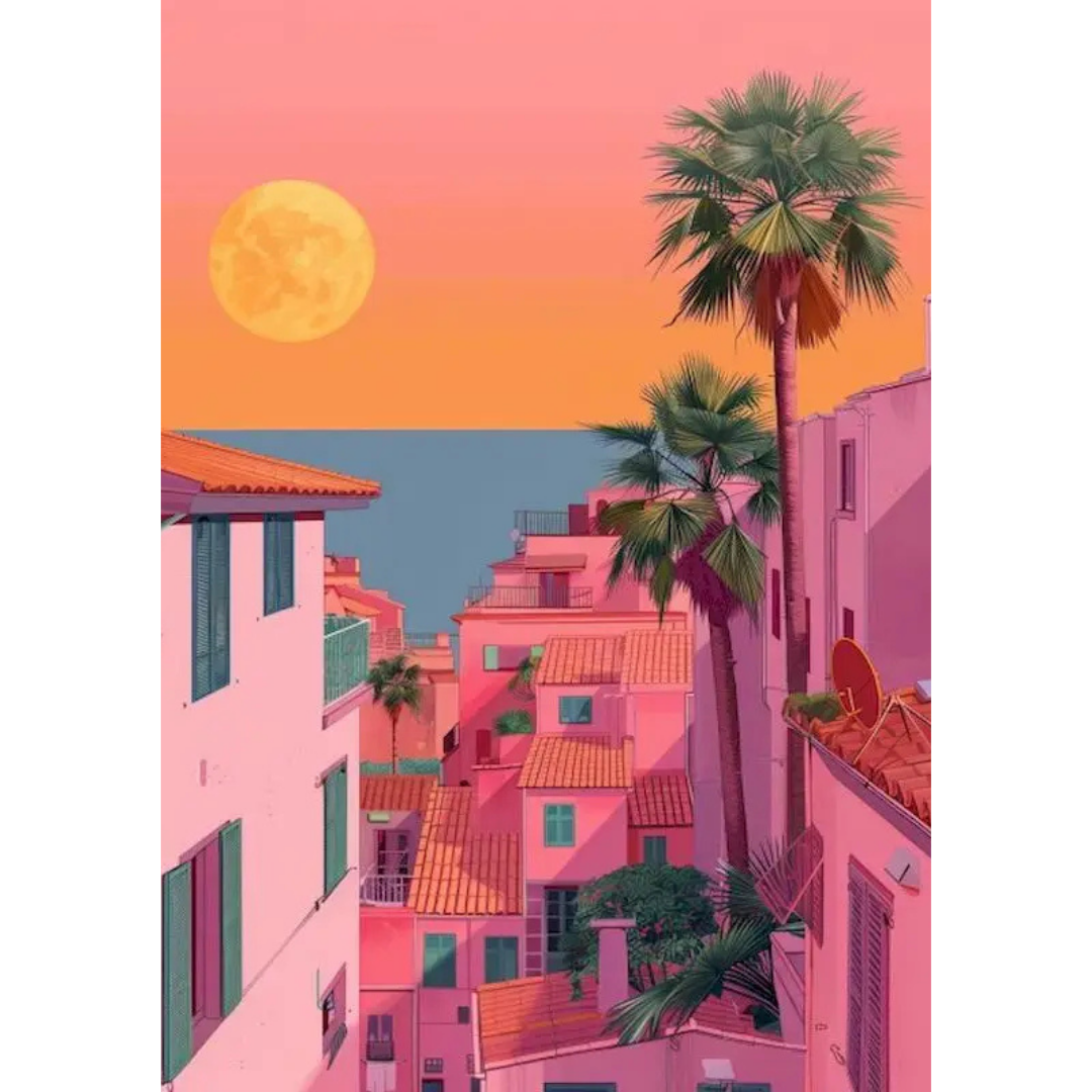 Palm Springs - Kit de peinture par numéros