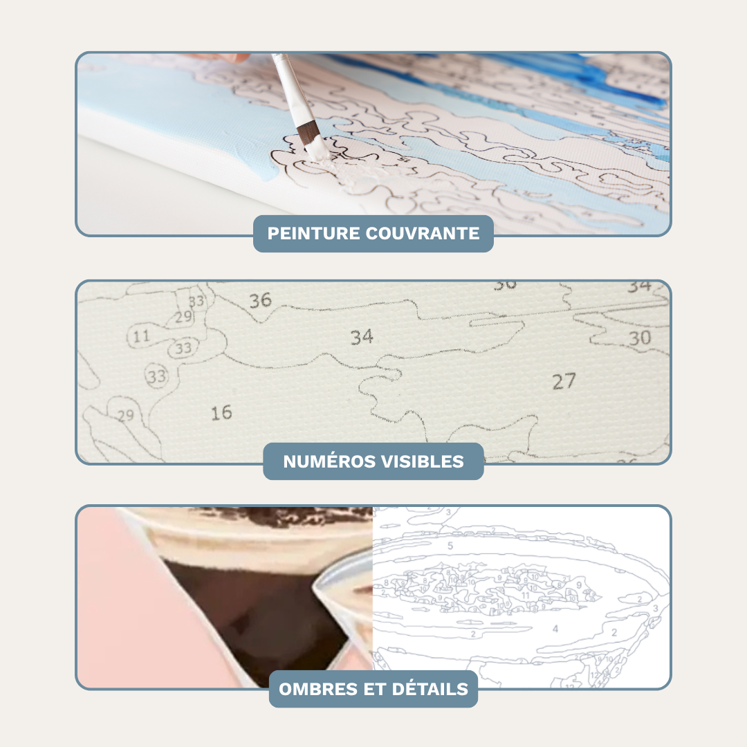 Espresso Martini - Kit de peinture par numéros