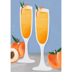 Peach Bellini - Kit de peinture par numéros
